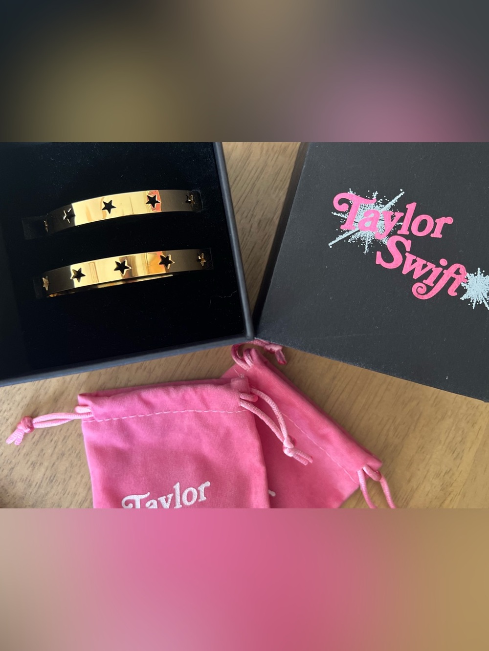 Brand New Taylor Swift Stars All Aligned Bracelets Set Lover Era with Dust Bags